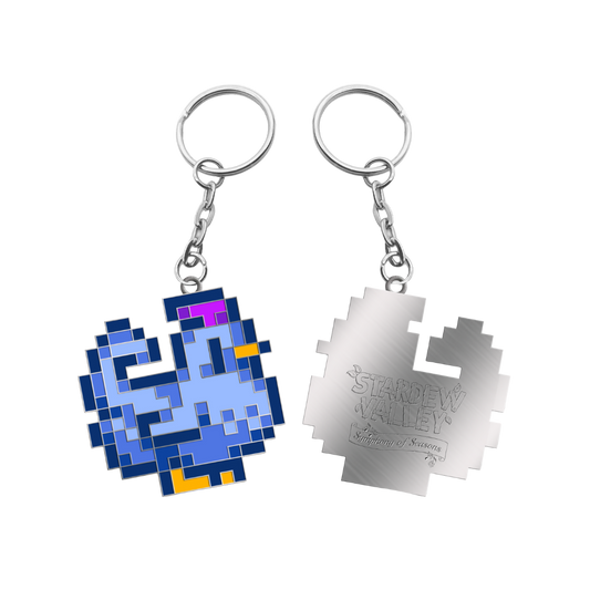 Blue Chicken Symphony Keychain