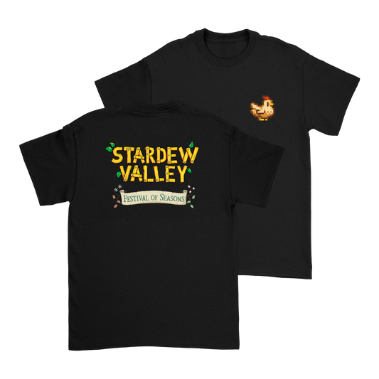 Festival of Seasons Chicken Black T-Shirt